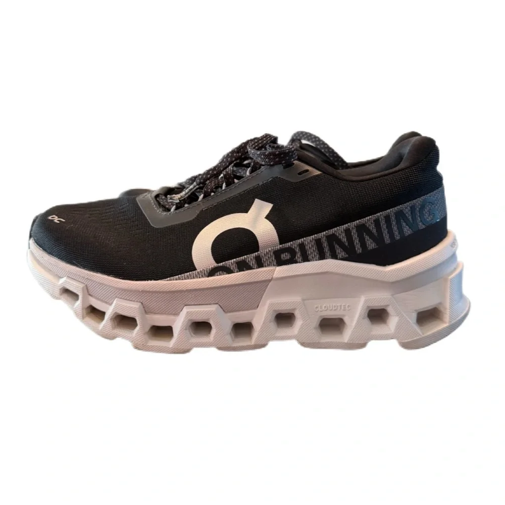 ON Running Cloudmonster 2 Running Shoe Black Frost Womenâs 6.5 - Picture 6 of 15